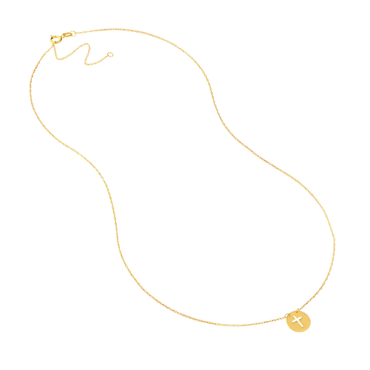 Cross Cut Out Necklace - Image 4