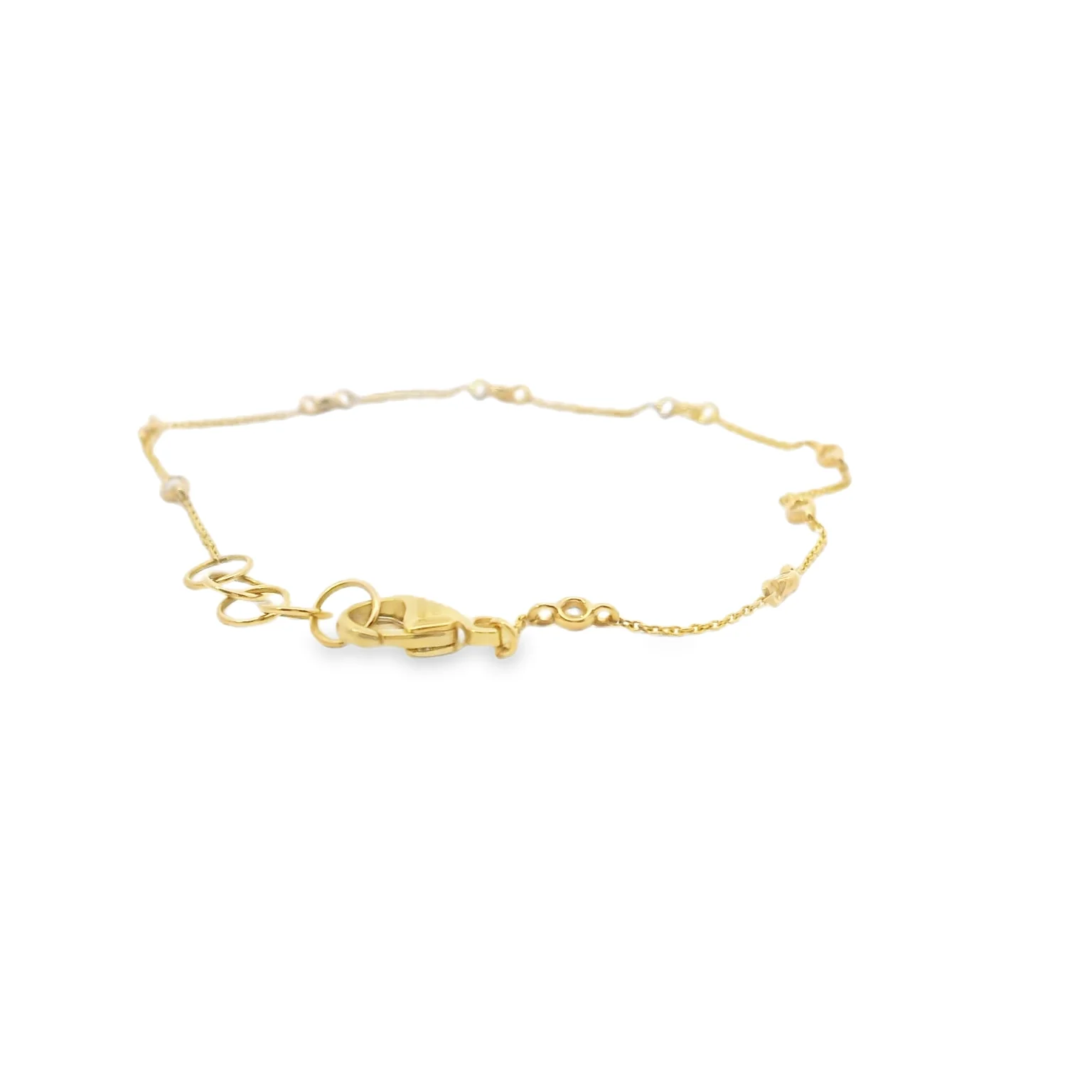 Dainty Diamond Station Bracelet - Image 5