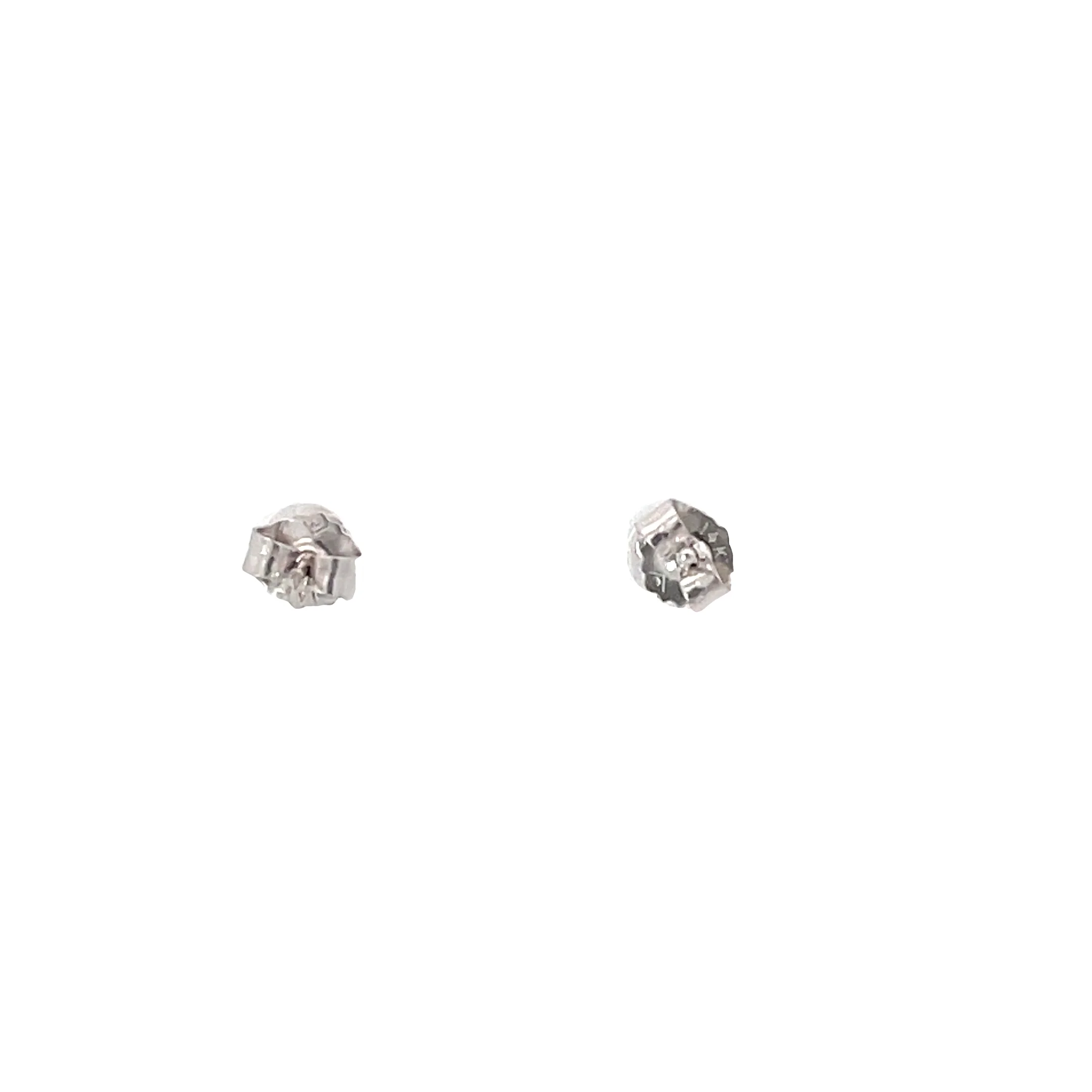 Diamond Solitaire Earrings - Image 4