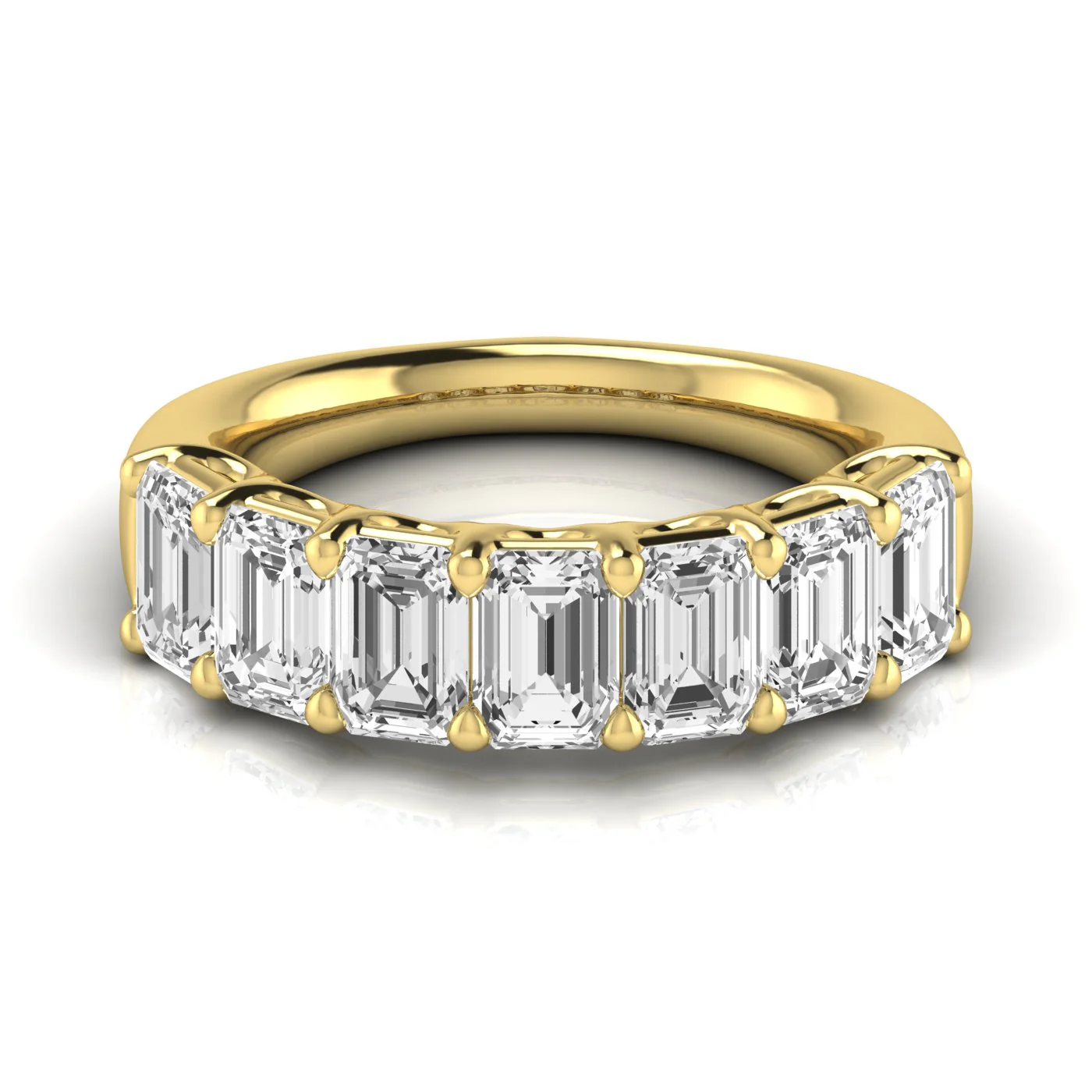 Emerald Cut Diamond Band - Image 17