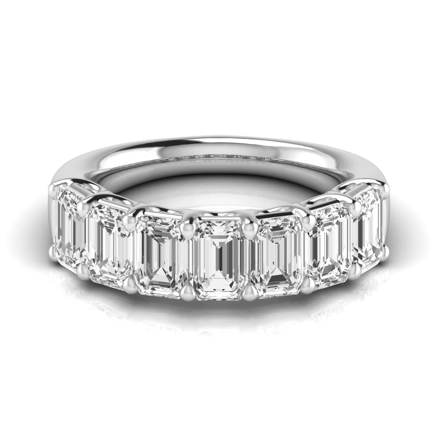 Emerald Cut Diamond Band - Image 18