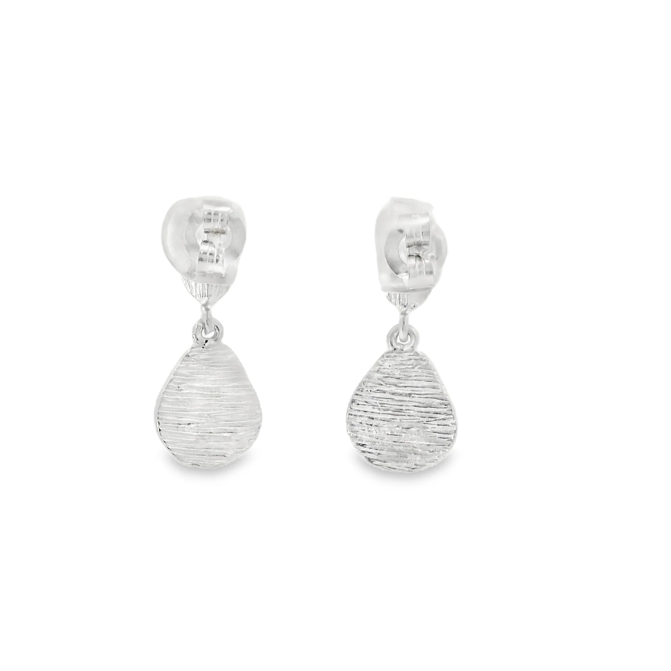Essential Collection Silver Drop Earrings - Image 3