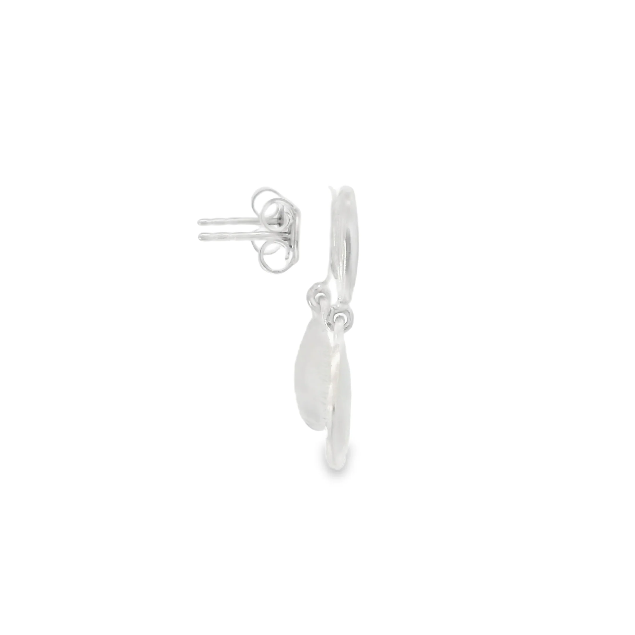 Essential Collection Silver Drop Earrings - Image 4