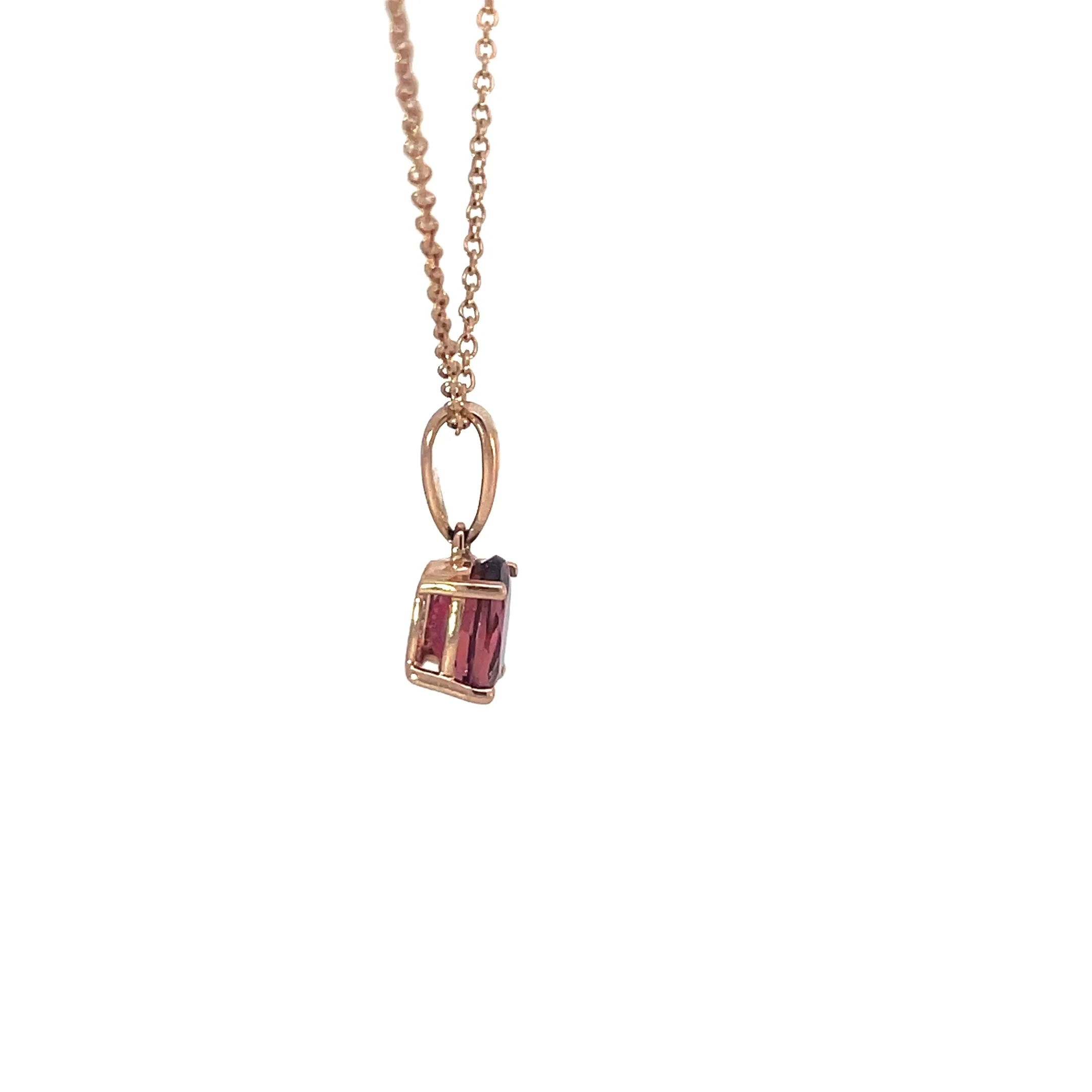 Rose Gold PinkTourmaline Necklace - Image 3