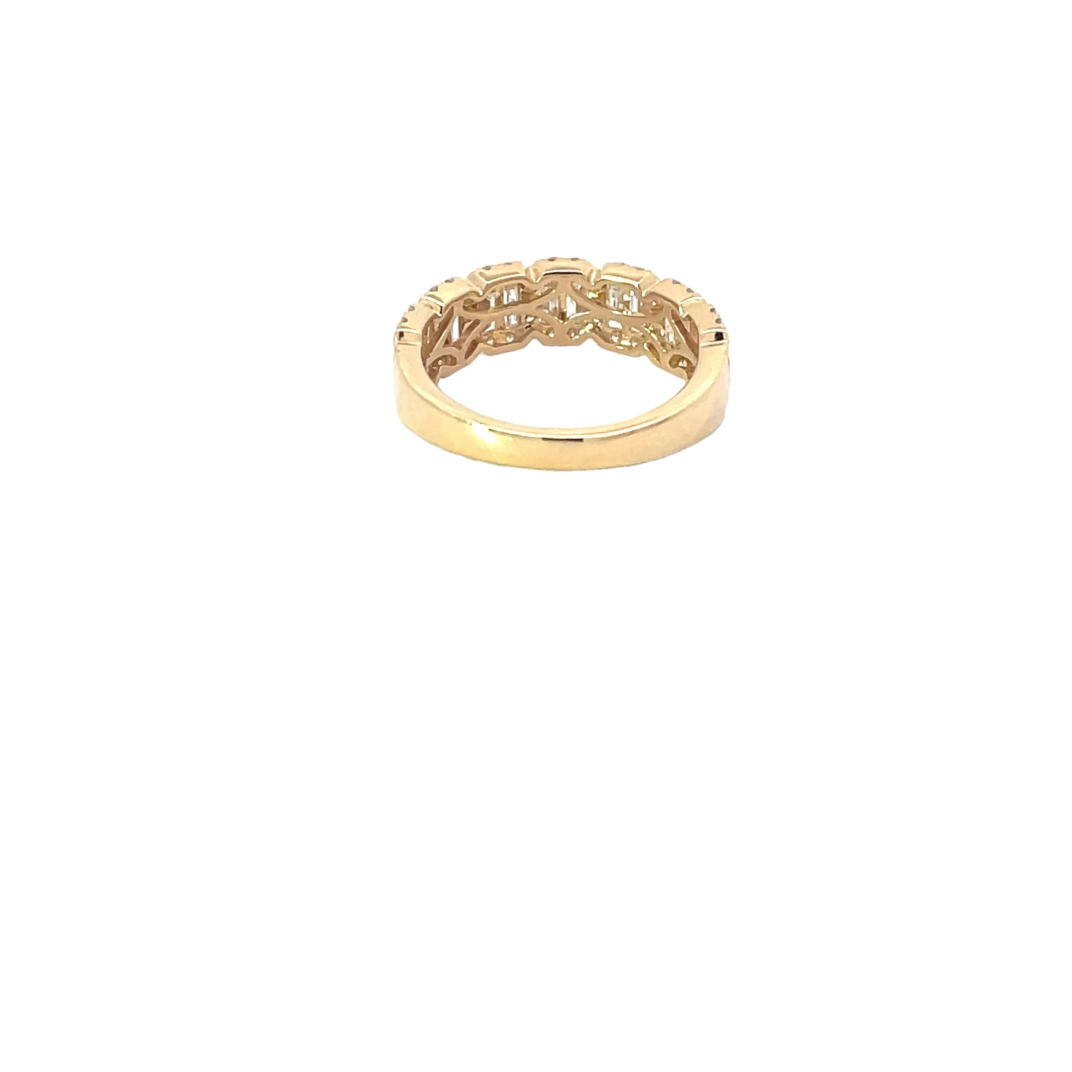 Yellow Gold Diamond Anniversary Band - Image 3