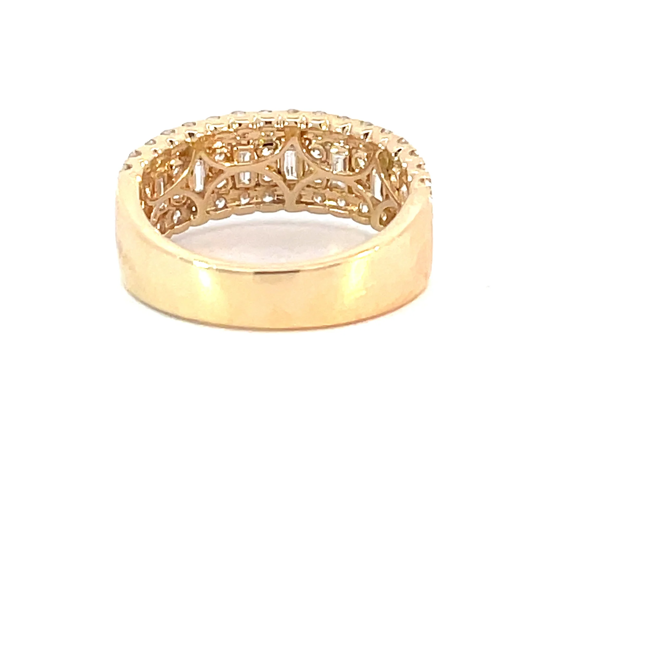 Yellow Gold Anniversary Diamond Band - Image 3