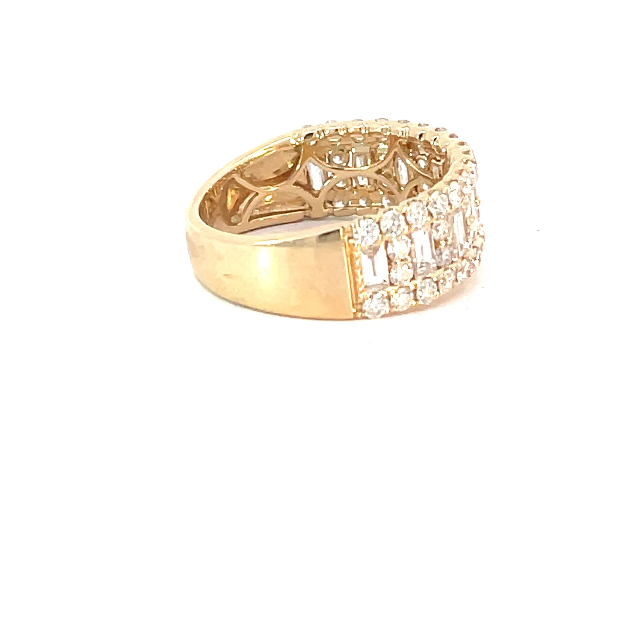 Yellow Gold Anniversary Diamond Band - Image 4